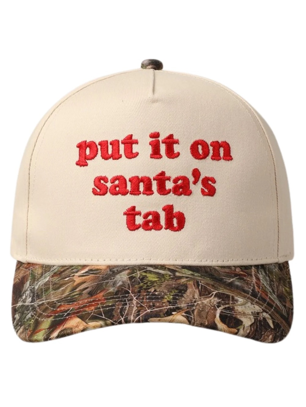 DAVID and YOUNG Camo Put It On Santa's Tab Hat